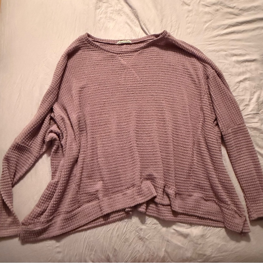 Women's Oversized Pink Sweater